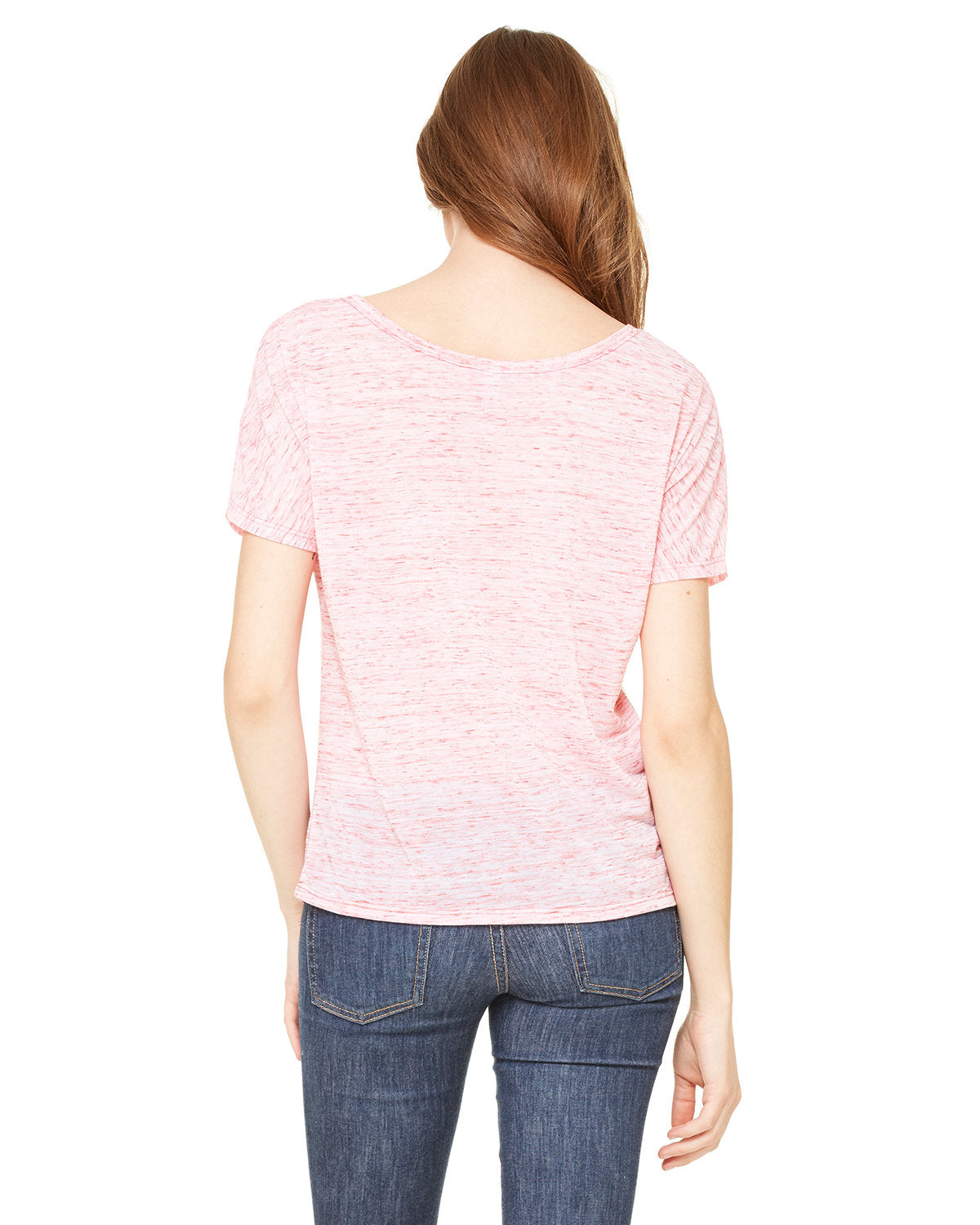 Bella + Canvas 8816 Women's Slouchy Scoop Neck T-Shirt - Soft Relaxed Fit Tee for Casual Wear, Lounge & Everyday Outfits