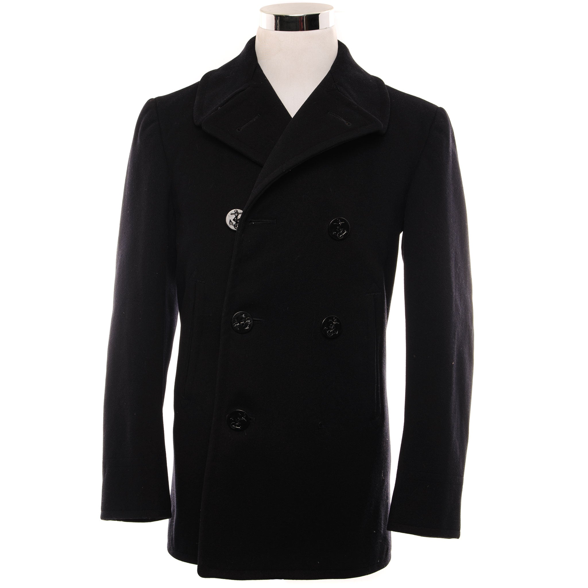 Vintage US Navy Peacoat 1958 - Size 34 | Authentic Military Outerwear for Men | Perfect for Cold Weather & Historical Reenactments