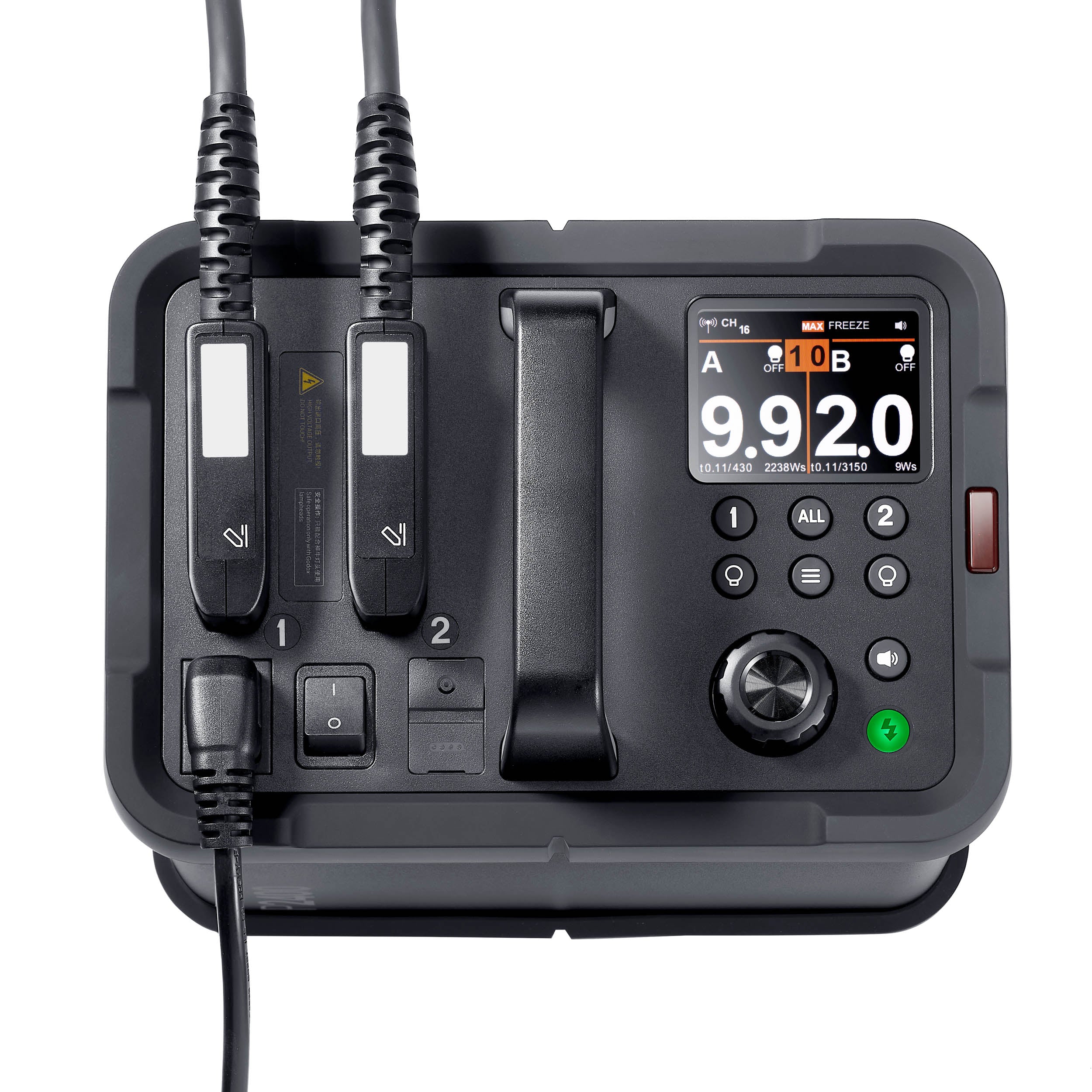 GODOX P2400P 2400W Studio Flash System with 2x H2400P Flash Heads - Professional Photography Lighting for Portraits, Fashion & Product Shoots