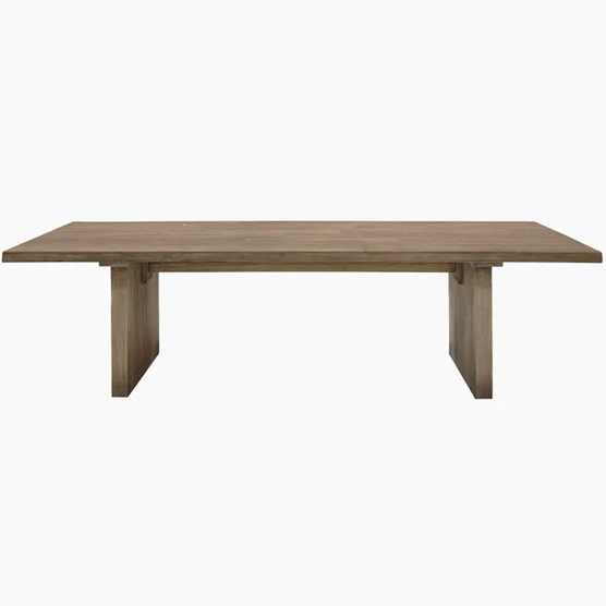 Menorca Dining Table 280cm - Modern Large Wooden Dining Table for 8-10 People - Perfect for Family Gatherings & Dinner Parties