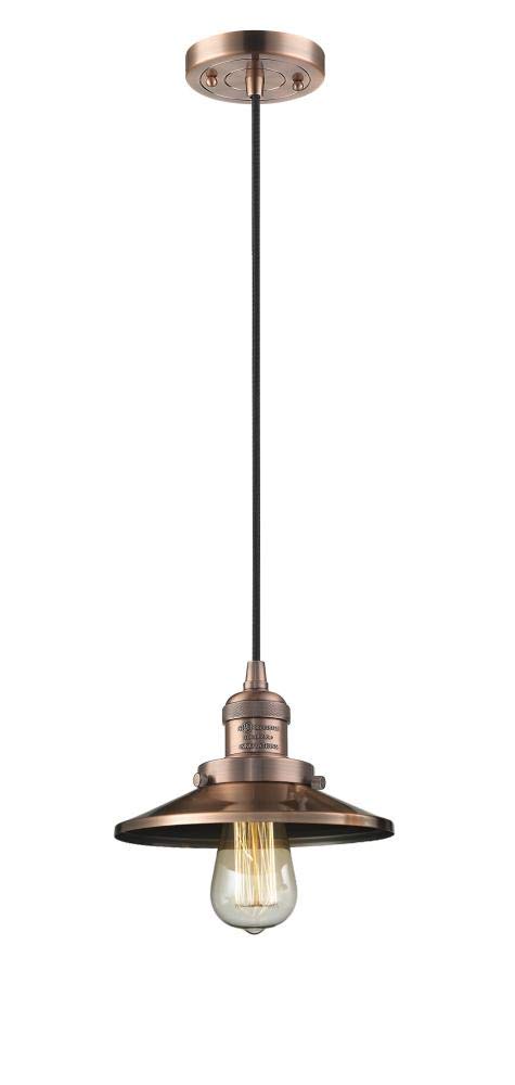 Innovations 201C-PC-M7-LED Mini LED Pendant Light - Modern Dimmable Hanging Fixture for Kitchen Island, Dining Room & Bedroom Lighting