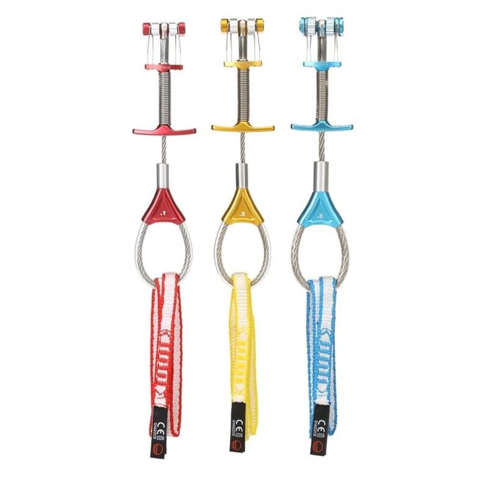 Offset Zero Friends Rock Climbing Cams - Lightweight Active Protection for Traditional & Alpine Climbing - Perfect for Crack Climbing, Multi-Pitch Routes & Outdoor Adventures