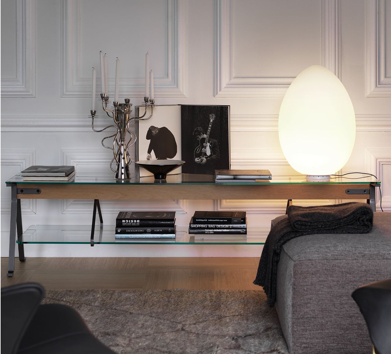 Driade Fratello Modern Low Coffee Table - Minimalist Living Room Furniture for Small Spaces, Perfect for Apartments and Cozy Homes