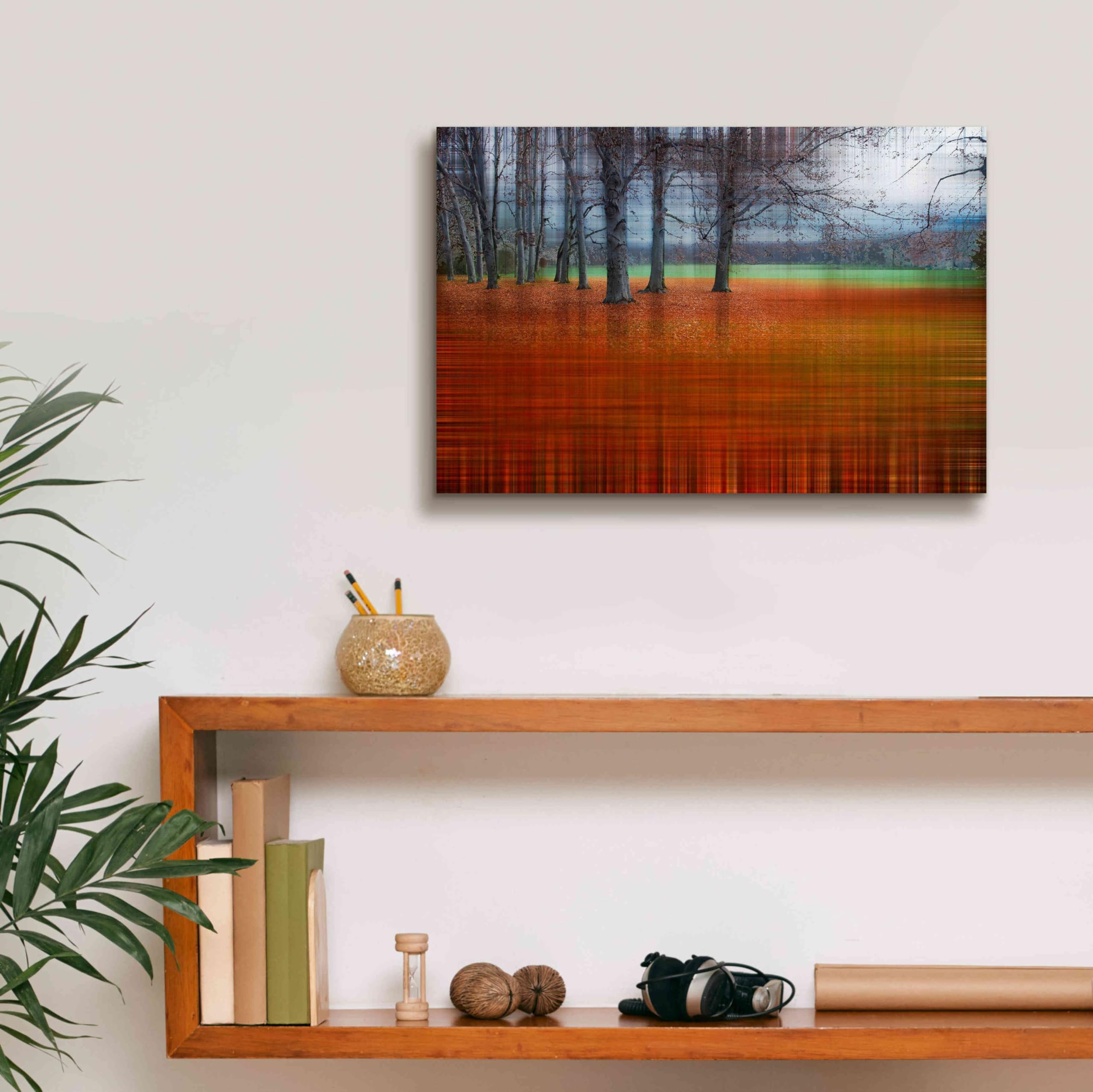 Abstract Autumn by Hannes Cmarits - Premium Giclee Canvas Wall Art Print 18x12 Inches - Modern Home Decor for Living Room, Bedroom & Office