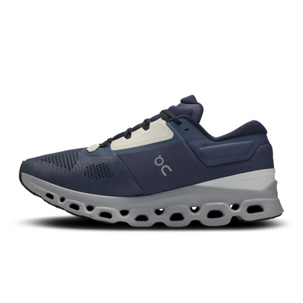Men's Cloudstratus 3 Running Shoes - Metal/Glacier Color | Lightweight Cushioned Sneakers for Men | Perfect for Road Running, Jogging & Gym Workouts