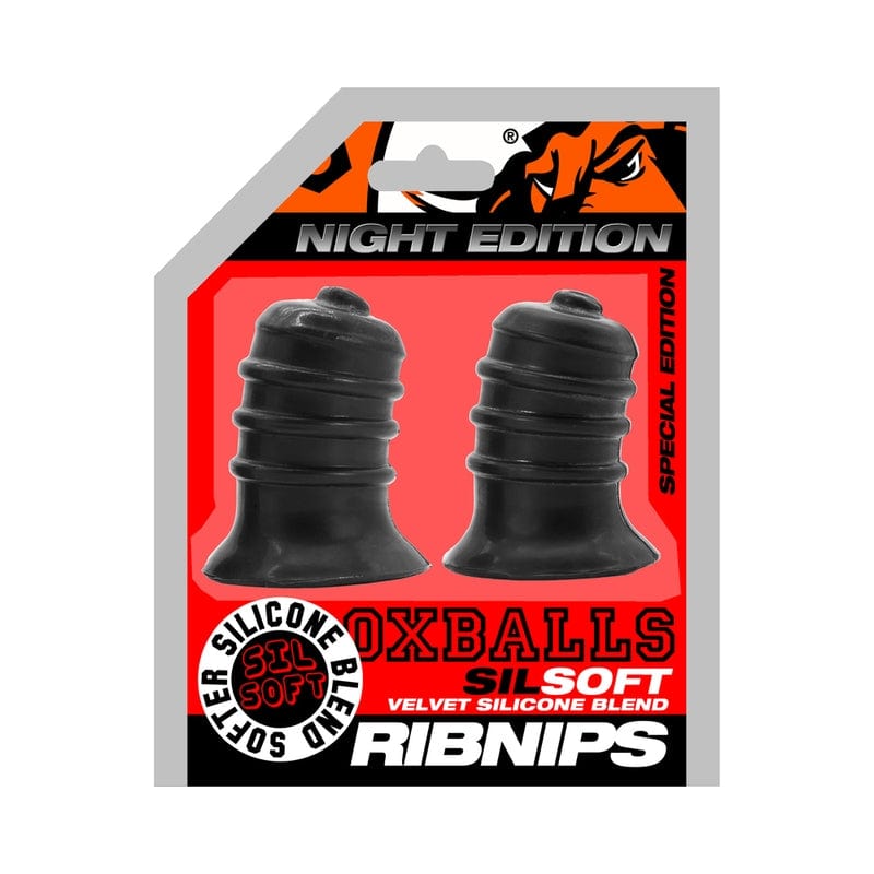 Oxballs Ribnips Nipple Suckers SE Night - Premium Nipple Stimulation Toys for Couples & Solo Play - Enhance Intimacy & Sensual Pleasure in Bedroom or Adult Playtime