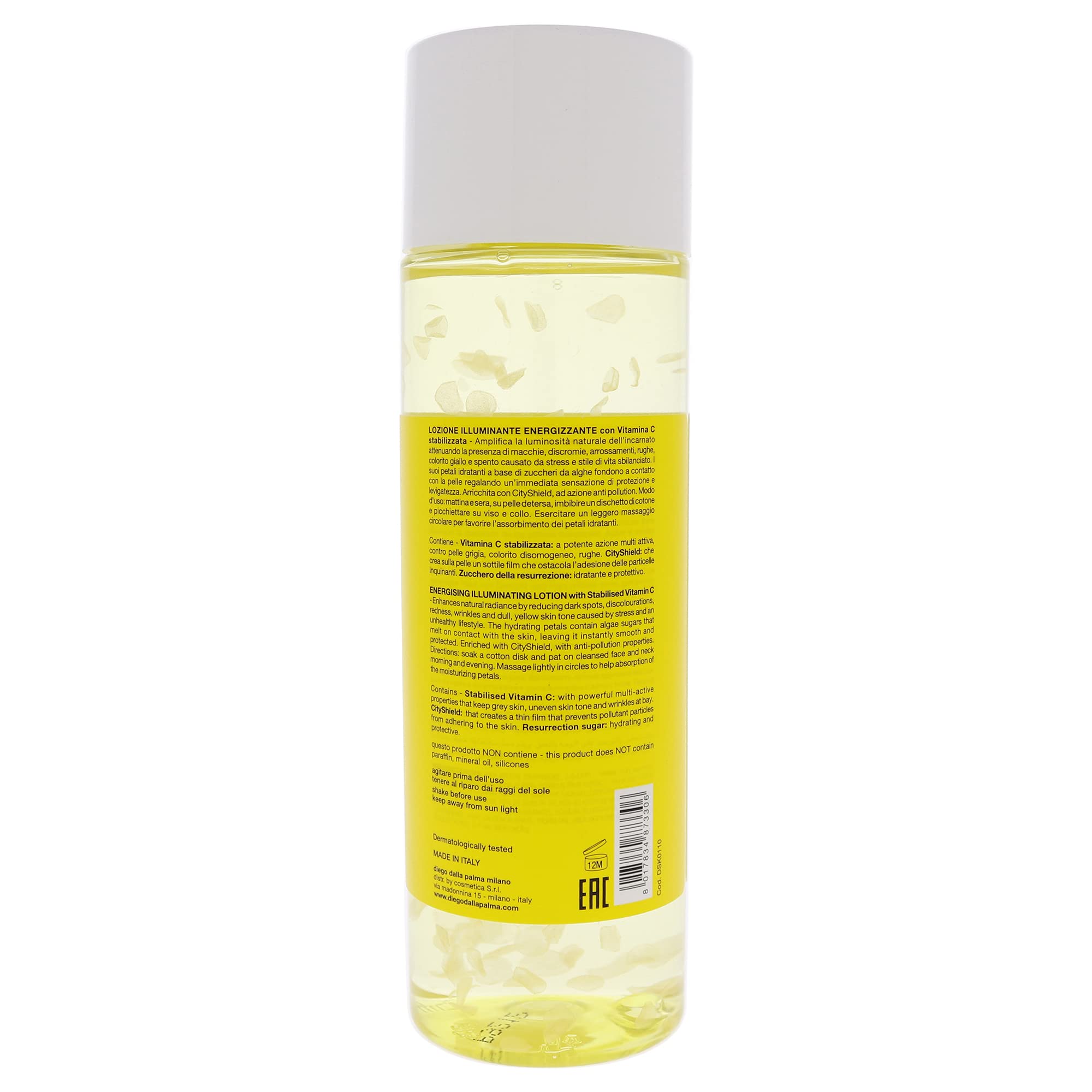 Diego dalla Palma Milano Energising Illuminating Lotion - Brightening Face Moisturizer for Glowing Skin | Day & Night Hydration for Dull & Tired Skin