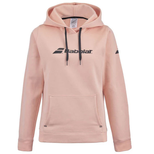 Babolat Junior Hooded Sweatshirt 5062 - Tropical Peach Color | Kids' Athletic Hoodie for Tennis & Casual Wear