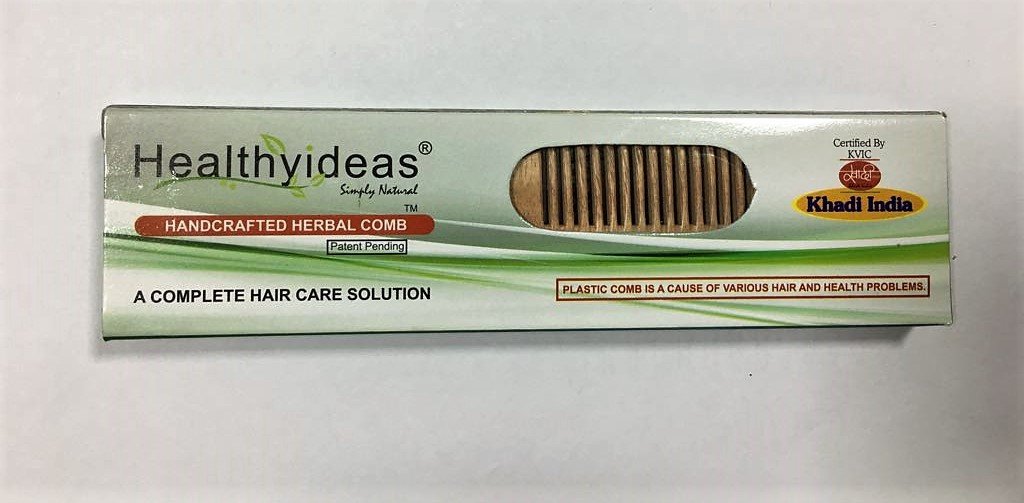 Premium Neem Wood Comb Set - 3 Pack (Magic, Regular 7.5