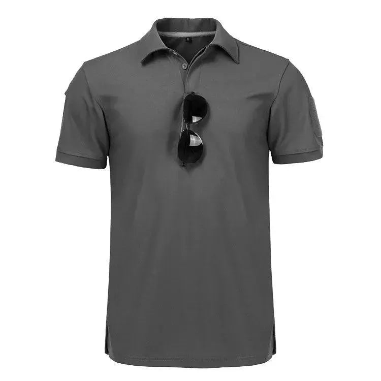 Custom Embroidered Men's Polo Shirt with Logo - Premium Cotton Golf Shirt for Men - Business Casual & Golf Wear