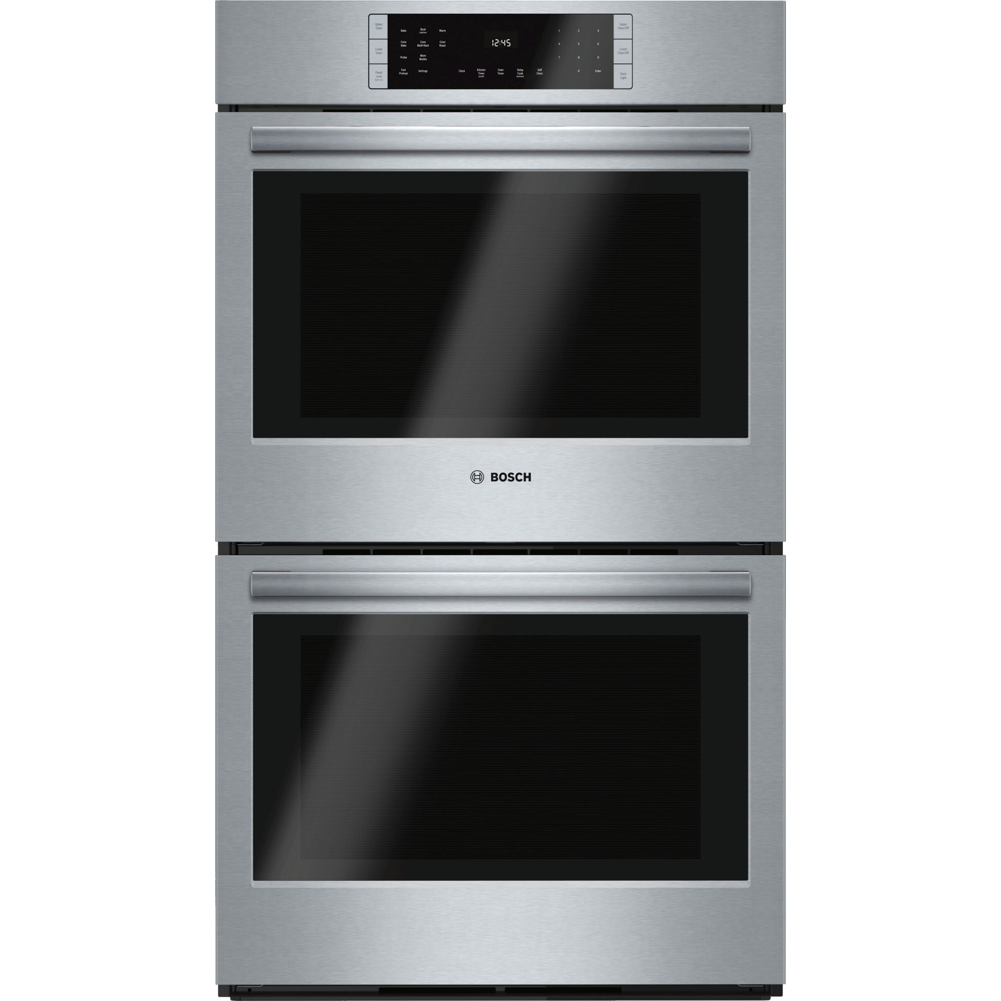 Bosch 30 Inch Double Wall Oven (HBL8651UC) - Stainless Steel Built-in Electric Oven with Convection Baking & Self-Cleaning - Perfect for Large Kitchens & Holiday Cooking