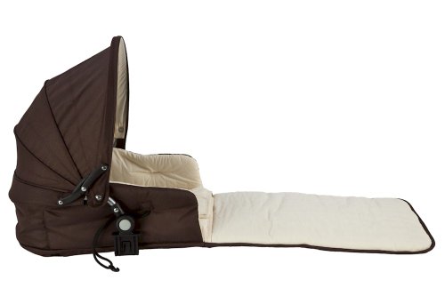 Single Tri-Mode Hush Bassinet in Hot Chocolate - Portable Baby Crib for Nursery, Bedroom & Travel - Gentle Rocking Motion with White Noise & Night Light