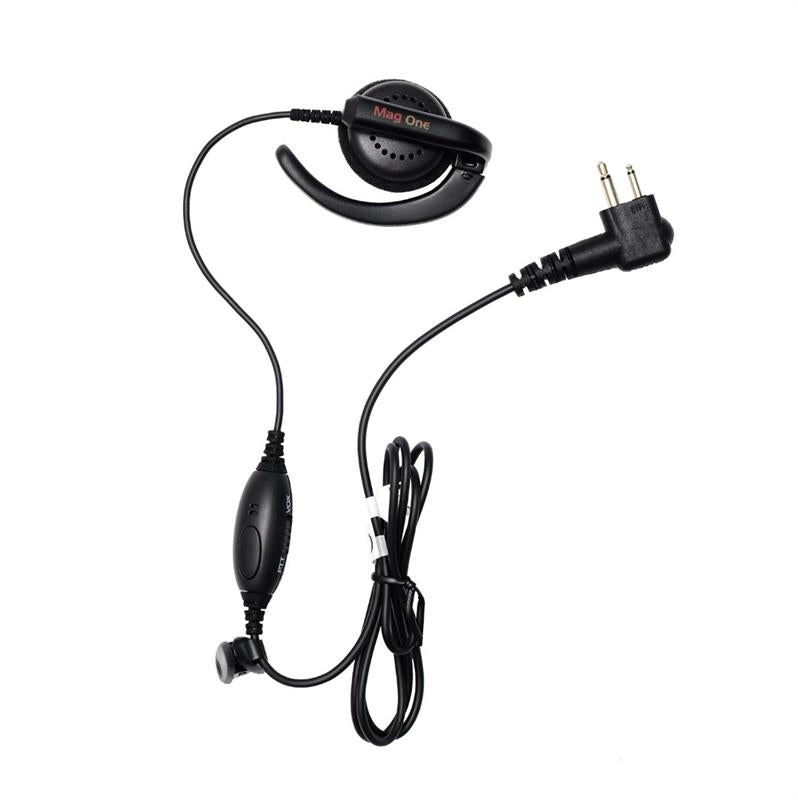 Motorola PMLN6531 Ear Receiver with Microphone & PTT - Secure & Clear Communication for Police, Security & Construction Teams