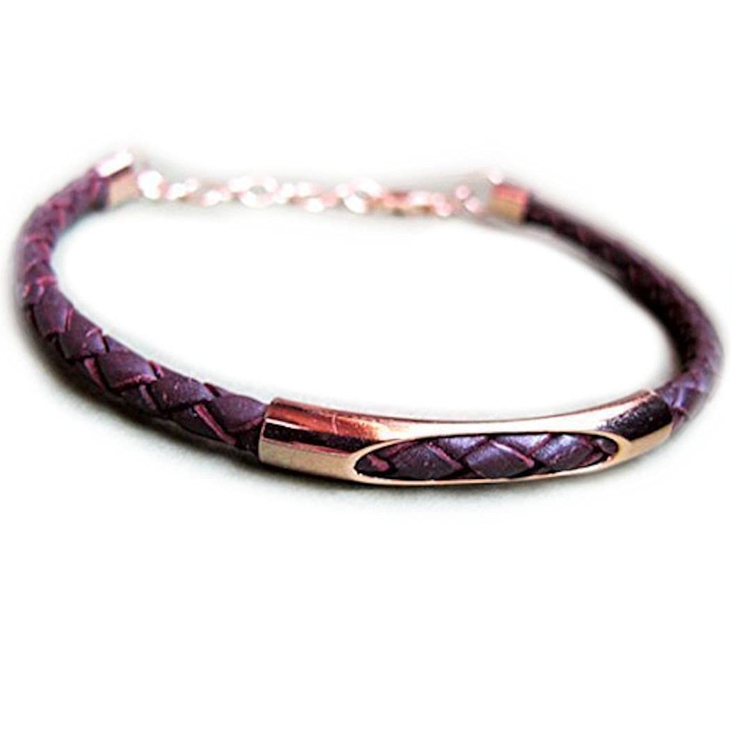 Handmade Genuine Leather Bracelet for Men - Adjustable Brown Braided Gold Filled Jewelry, Elegant Boyfriend Gift for Him | Perfect for Casual Wear, Date Nights & Special Occasions
