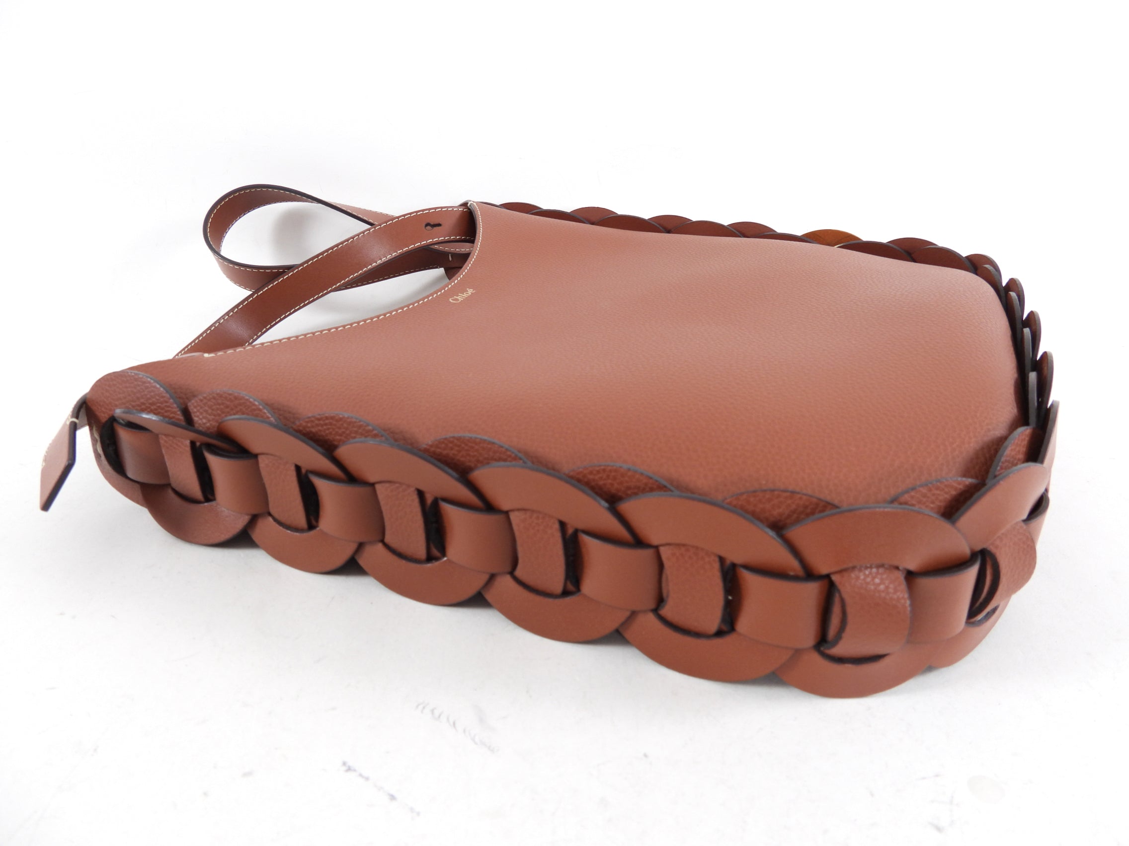 Chloe Darryl Medium Hobo Bag - Genuine Brown Leather Handbag for Women | Perfect for Work, Travel & Everyday Use