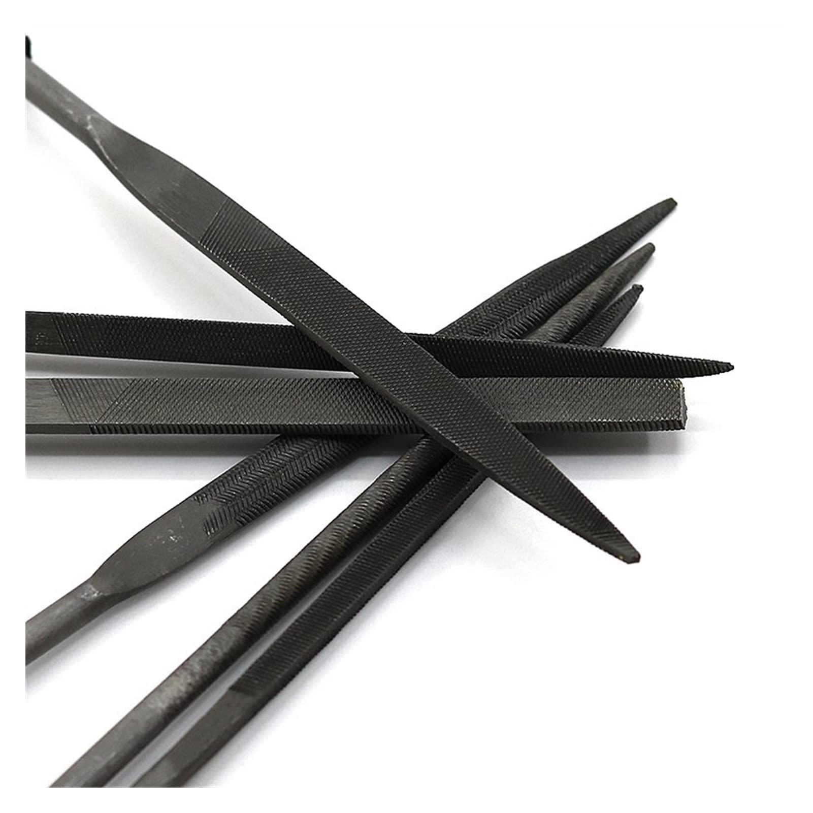 10pcs Needle File Set for Guitar Repair & Wood Carving - Saddle Nut Sharpening Tools