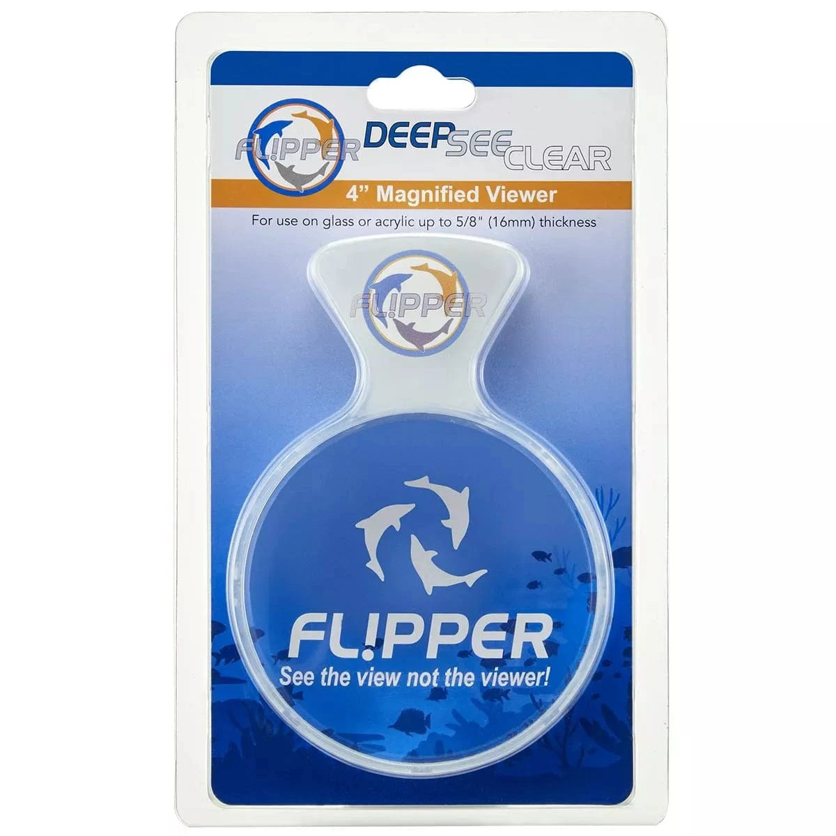 DeepSee Clear Magnified Viewer Flipper - High-Quality Magnifying Glass for Reading, Crafts & Hobbies | Perfect for Seniors, Jewelers & Coin Collectors