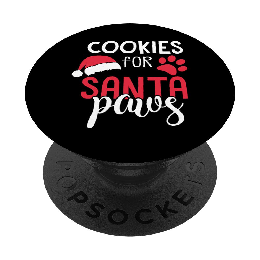 Santa Dog Paws Christmas Dog Treats - Healthy Holiday Cookies for Dogs | Perfect Gift for Dog Lovers | PopSockets Phone Grip & Stand for iPhone & Android | Great for Christmas Stocking Stuffers & Pet Lovers