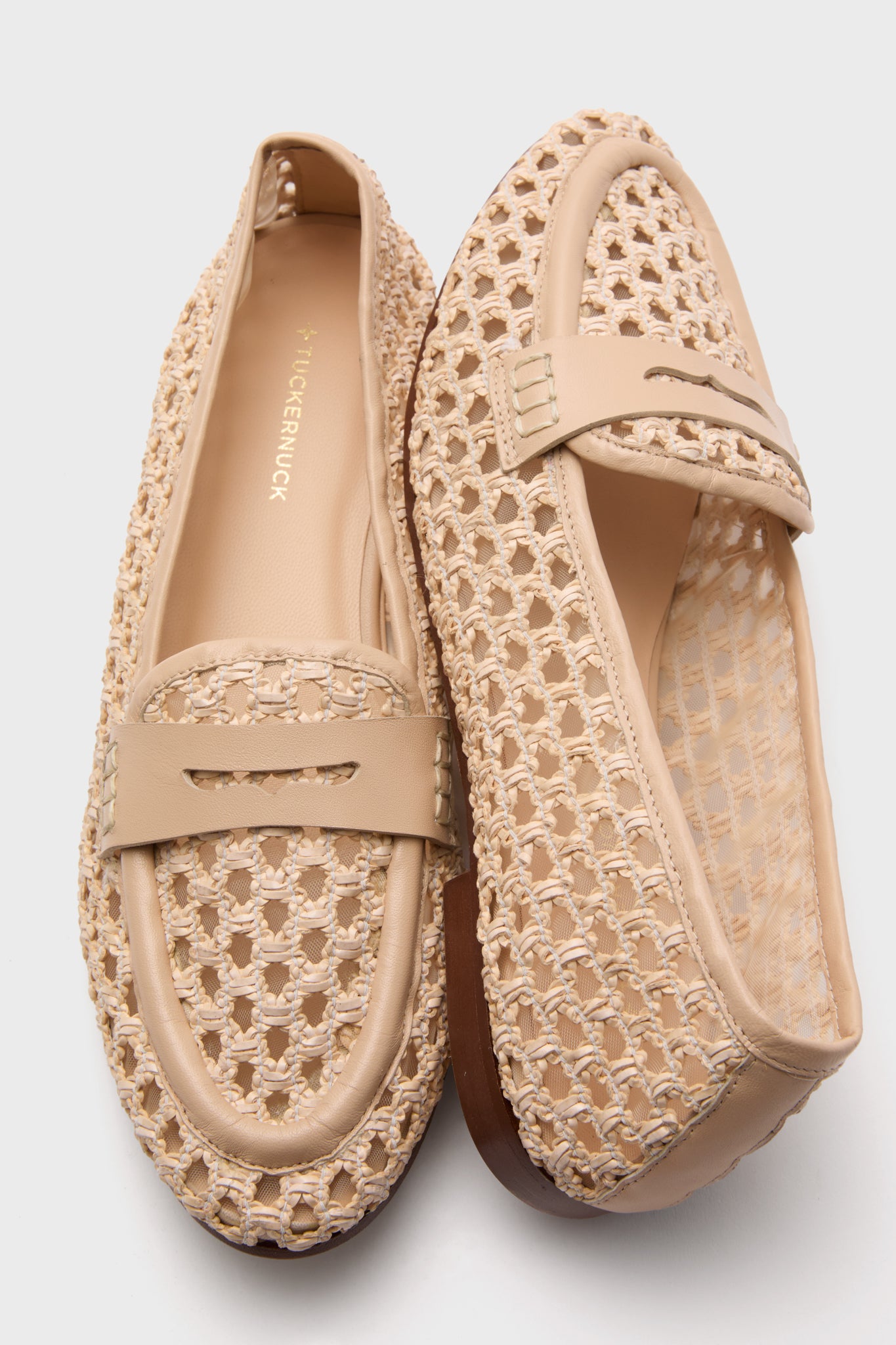Premium Bone Woven Rowan Loafers for Men - Comfortable & Stylish Slip-On Shoes for Business Casual, Office, and Everyday Wear