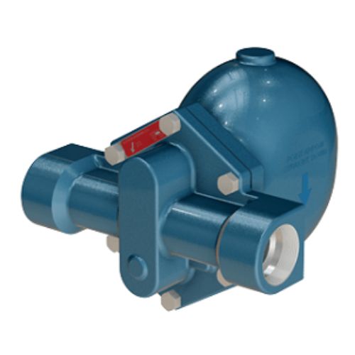 1-1/2 Inch Thermostatic Ductile Iron Steam Trap with 150 FLG FTT 250 16 F150 - High Efficiency Steam System Component for Industrial Boilers, HVAC, and Process Piping Applications
