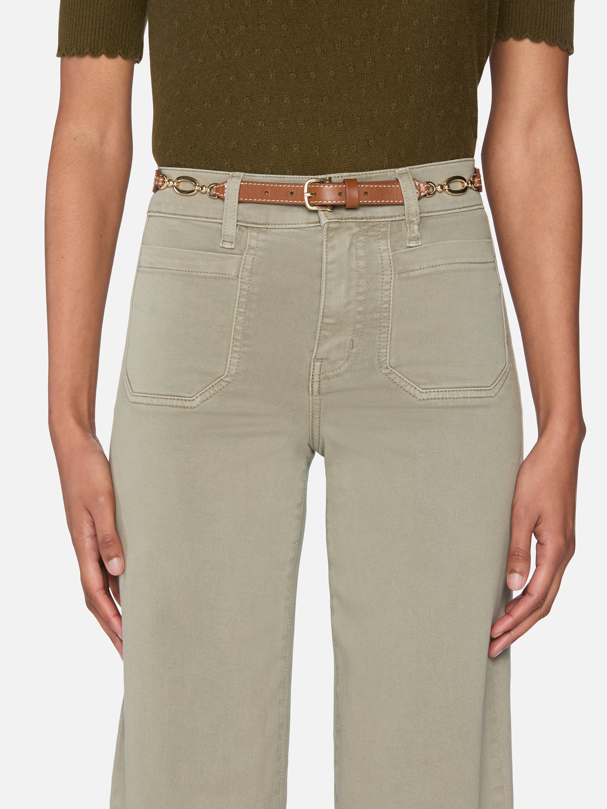 Le Slim Palazzo Modernist Pocket Pants - Stylish High Waisted Wide Leg Trousers for Women | Perfect for Office, Casual Wear & Travel