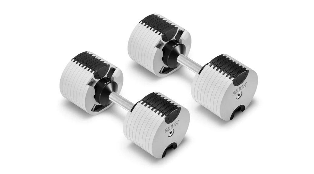 NÜOBELL 80lb Adjustable Dumbbell Set - Premium Home Gym Equipment for Strength Training & Weightlifting - Perfect for Home Workouts, CrossFit, and Fitness Enthusiasts
