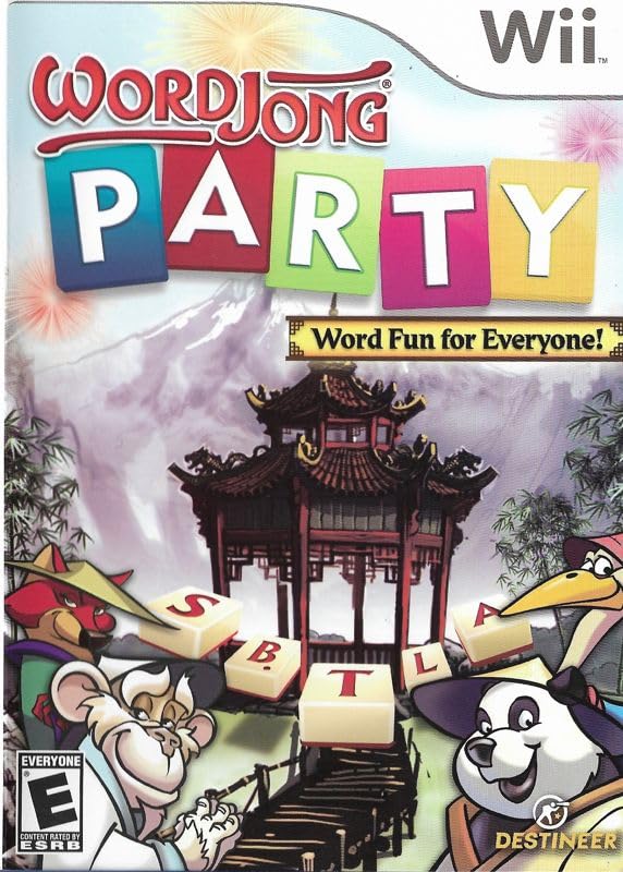 Word Jong Party - Fun Mahjong Puzzle Game for Nintendo Wii - Perfect for Family Game Nights & Party Entertainment