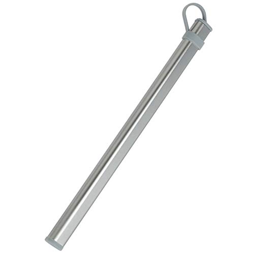Tomshi Aluminum Alloy Chopsticks Storage Tube - Gray Case for Titanium Chopsticks (Chopsticks Not Included) | Perfect for Home, Restaurant & Travel Use