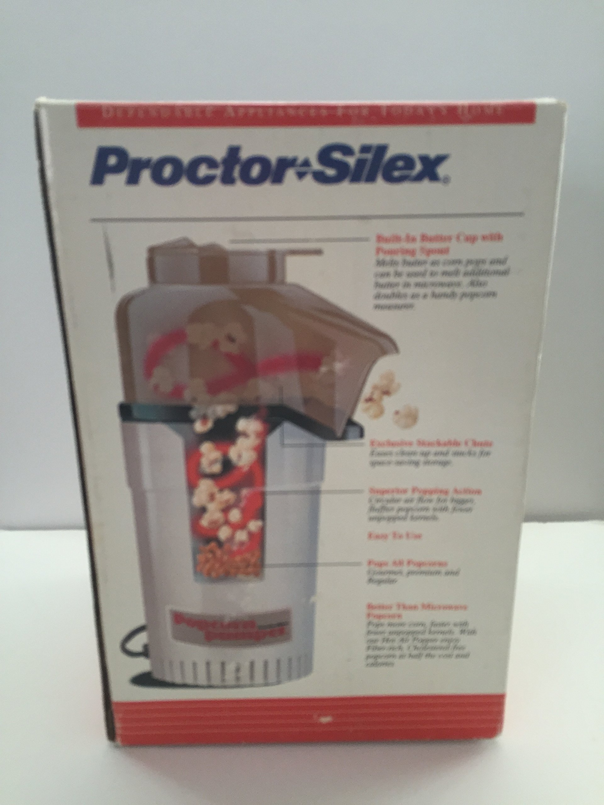 Proctor-Silex 5 Quart Hot Air Popcorn Maker - Healthy Oil-Free Popcorn Machine for Home, Movie Nights & Parties