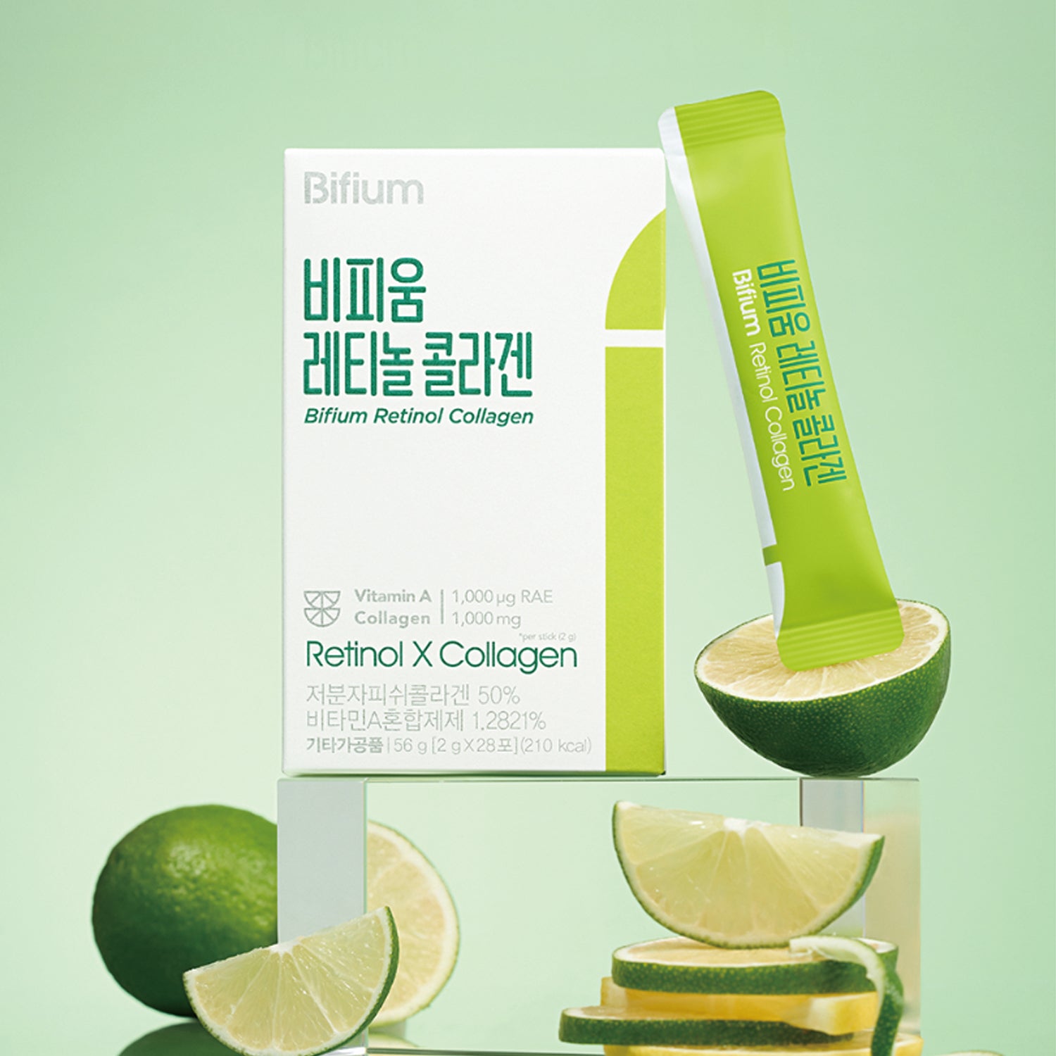 Bifium Retinol Collagen 28 Sticks (4 Week Supply) - Anti-Aging Facial Serum for Wrinkles & Fine Lines - Perfect for Night Skincare Routine & Travel