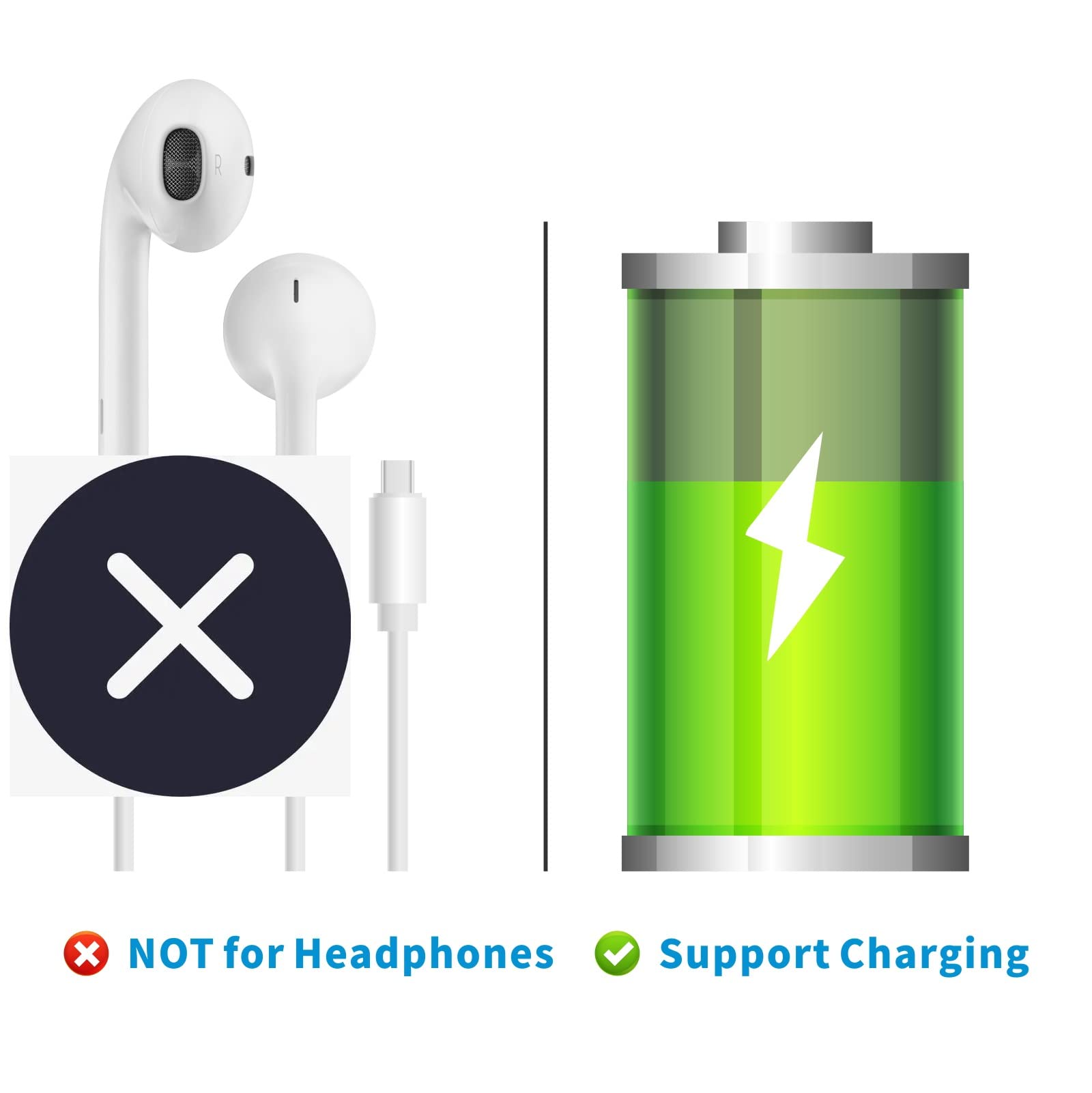 Meenoa 30W USB C to Lightning Adapter with Keychain Rubber Holder - Fast PD Charging for iPhone 14/13/12/11, AirPods Pro & iPod - Compact Travel Charger for Home, Office & Car Use