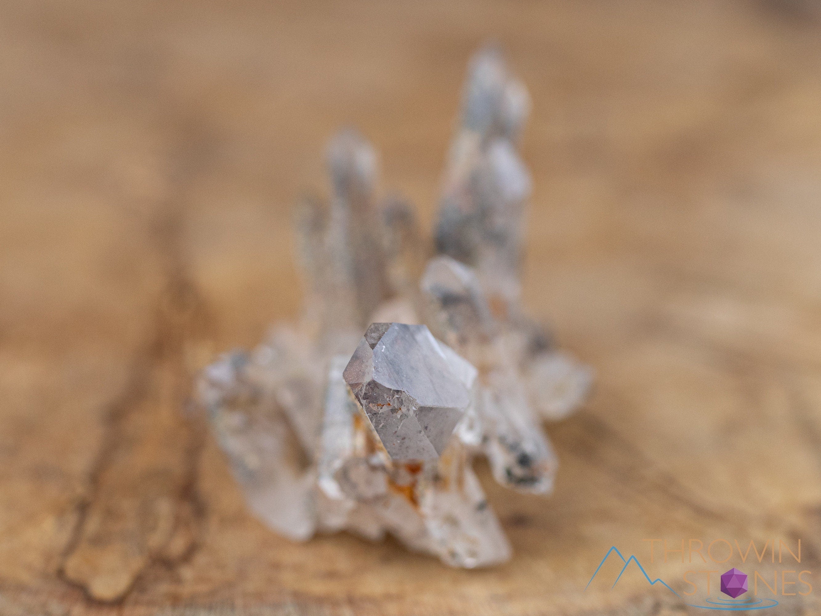 Natural MESSINA QUARTZ Raw Crystal Cluster with Specular HEMATITE - Healing Stones for Home Decor, Spiritual Gifts, Housewarming Present | Perfect for Meditation, Energy Cleansing & Office Desk Decor