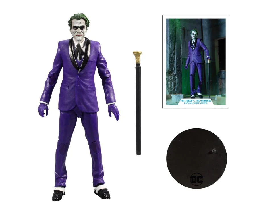 Batman: Three Jokers DC Multiverse The Joker (The Criminal) Action Figure - Collectible DC Comics Superhero Toy for Display & Play