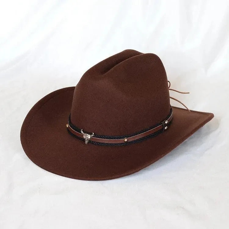 Stylish Fedora Cowboy Hat for Men - Western Fashion Accessory for Outdoor, Rodeo & Country Events