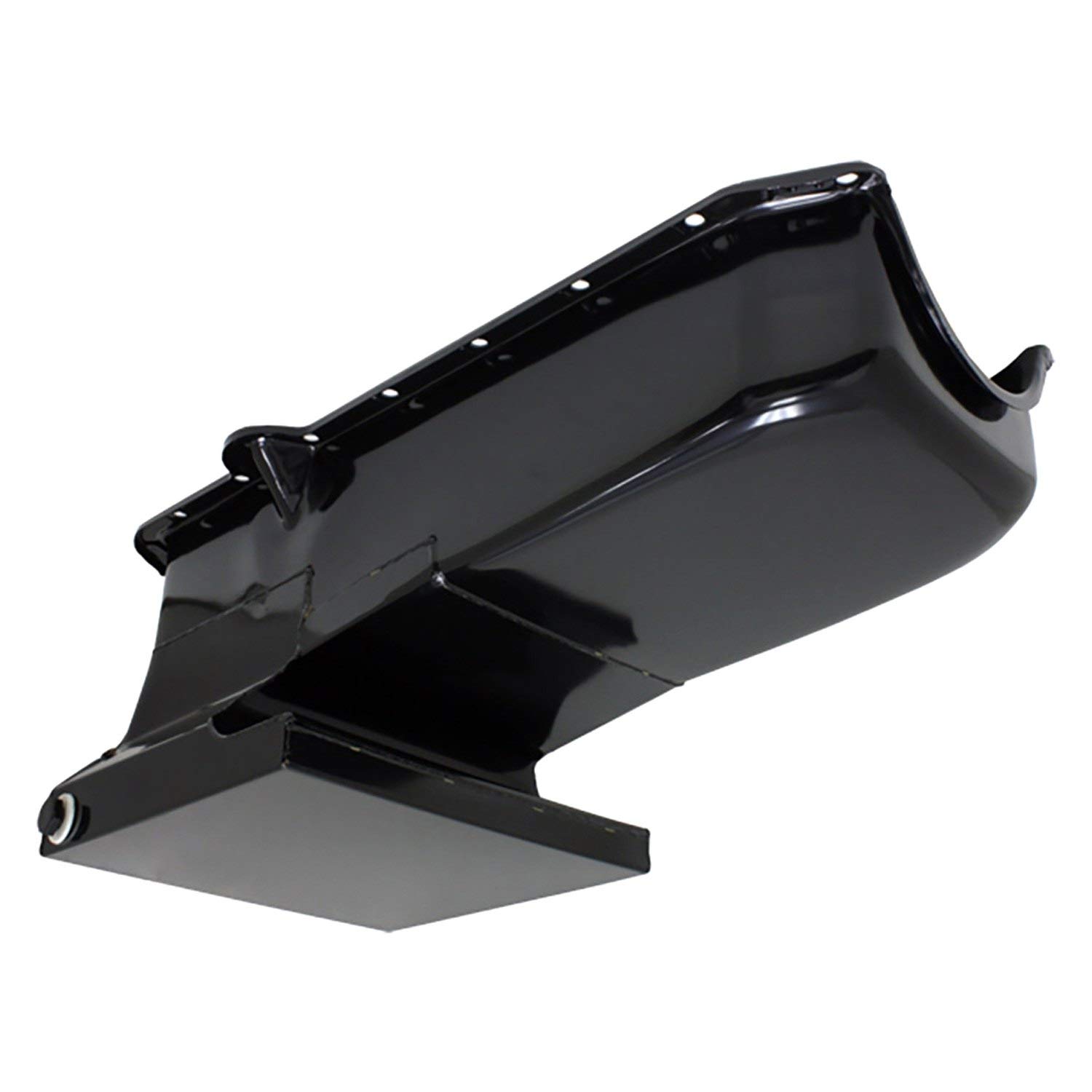 1980-1985 Chevy II Nova Small Block Drag Racing Oil Pan Replacement - High Performance Black Steel Oil Pan for Racing & Street Use