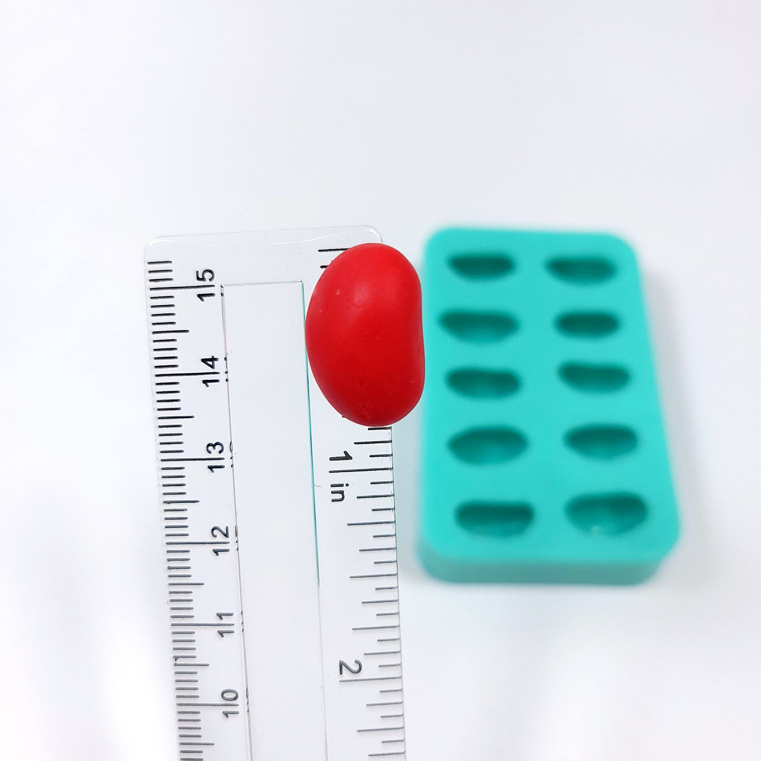 Premium Jelly Bean Candy Mold - Realistic Silicone Jellybean Mold for DIY Candy Making, Baking & Chocolate Treats - Perfect for Parties, Gifts & Holiday Desserts