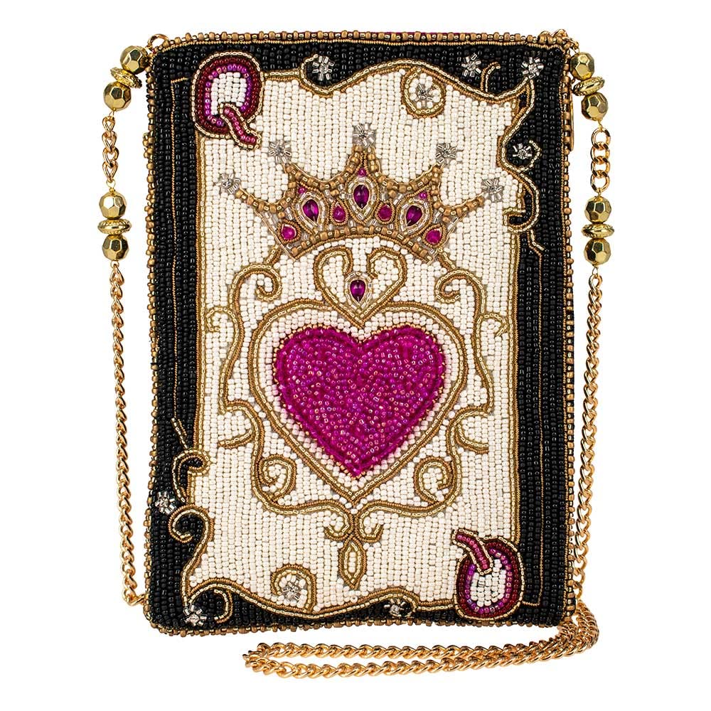 Mary Frances Deal Me in Crossbody Handbag for Women - Stylish Multi-Color Casino Themed Purse - Perfect for Night Out, Travel, and Everyday Use