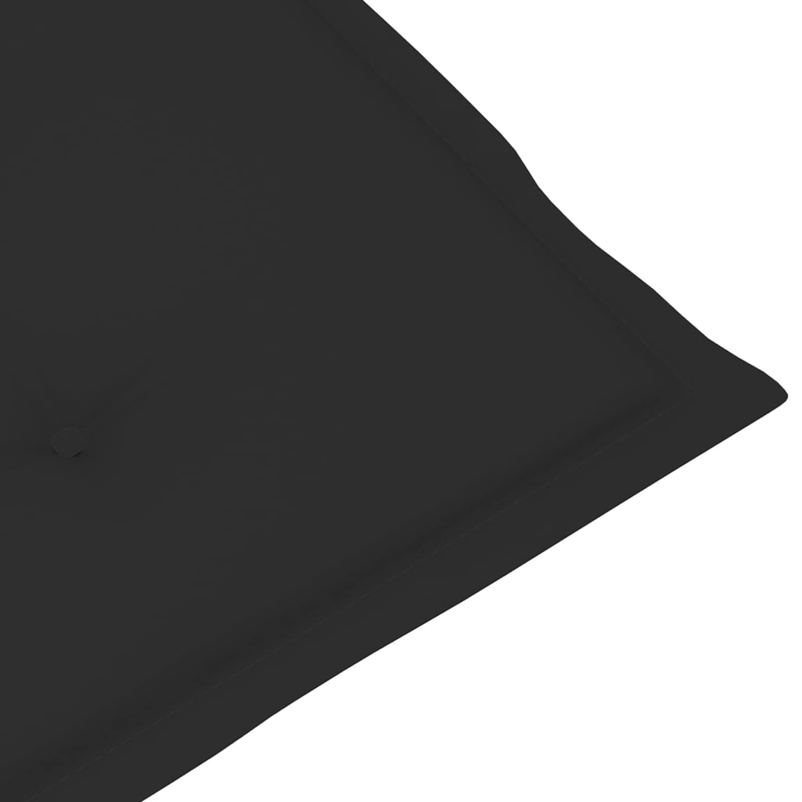Tidyard 4-Piece Outdoor Garden Chair Cushion Set - Waterproof Black Patio Seat & Back Cushions (47.2x19.7x1.2 Inches) for Lawn, Deck, Poolside Furniture - Durable Fabric for All-Weather Use