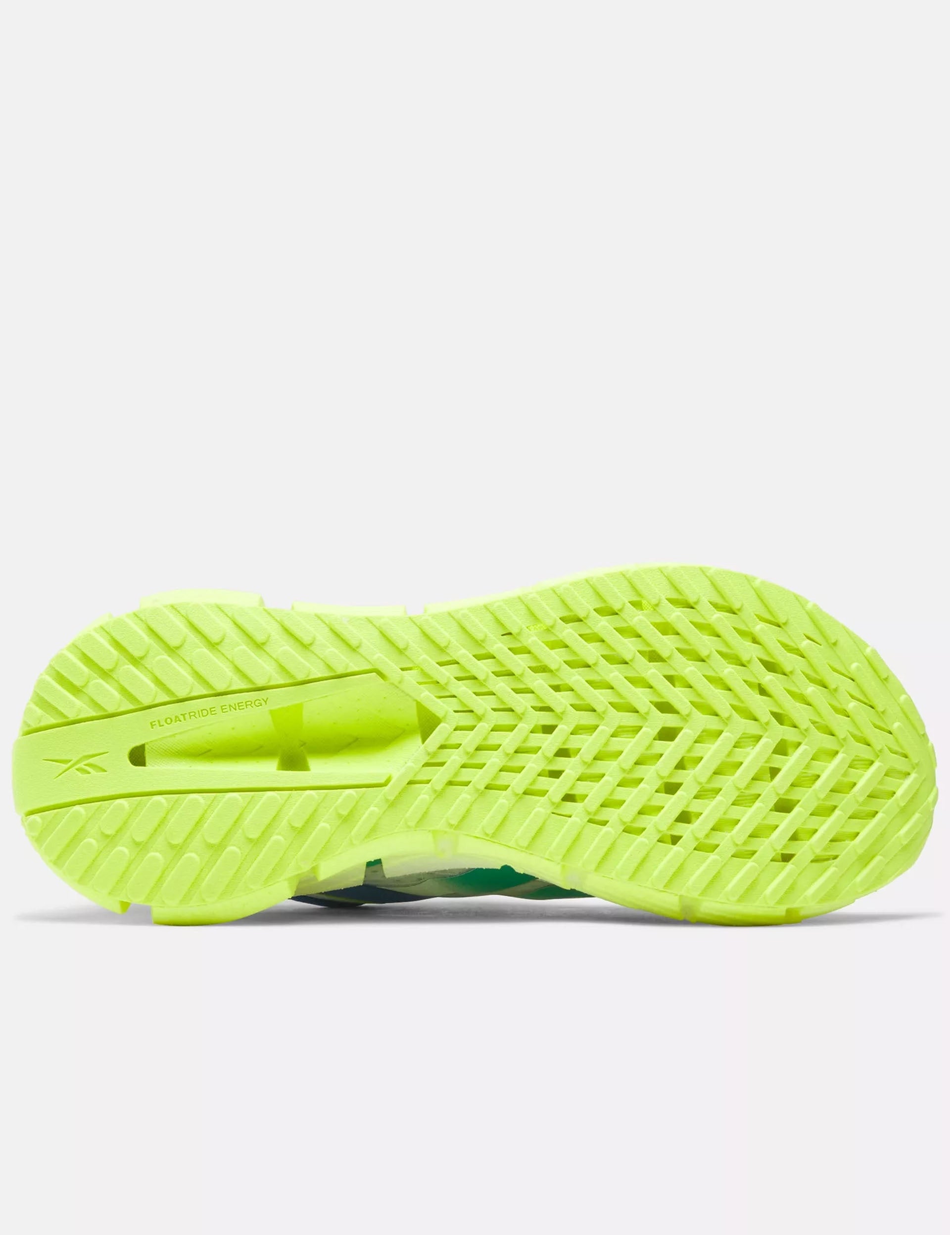 FloatZig 1 Running Shoes for Men & Women - White/Unleashed Green/Digital Lime - Lightweight Athletic Sneakers for Jogging, Gym Workouts & Casual Wear