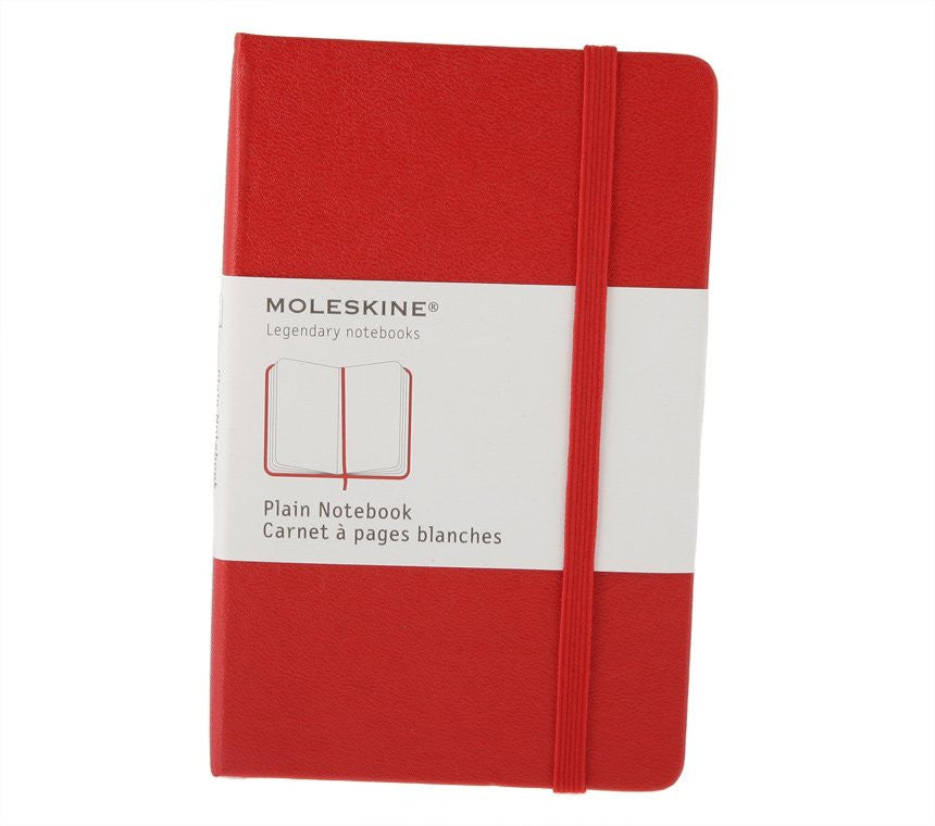Premium Moleskine Colored Plain Notebook - Pocket Size (3.5
