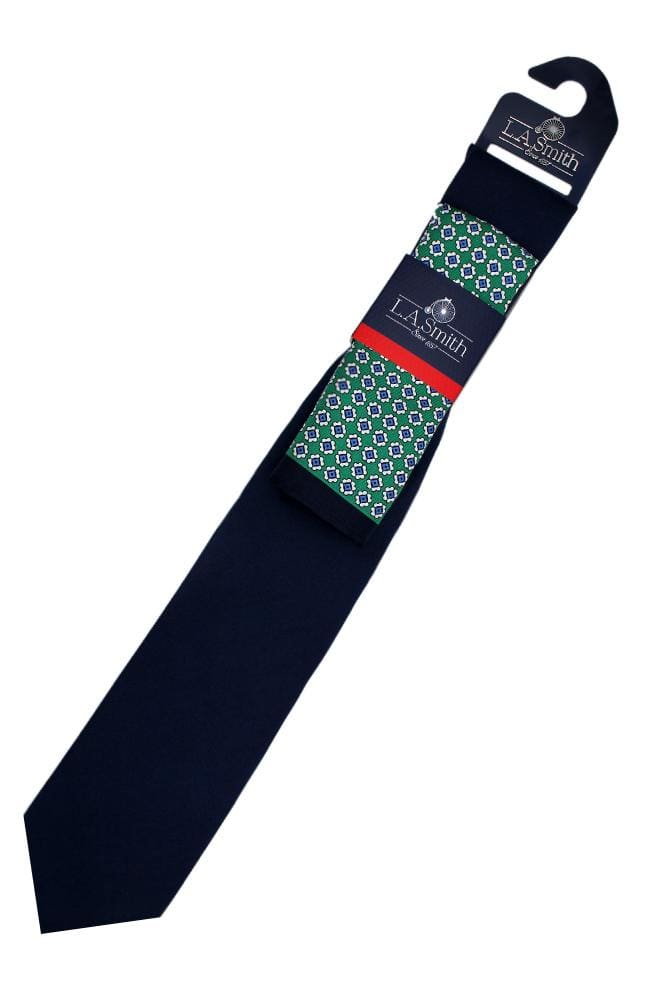 Luxury Green Medallion Silk Tie and Pocket Square Set - Elegant Formal Wear for Weddings, Business Meetings & Special Occasions