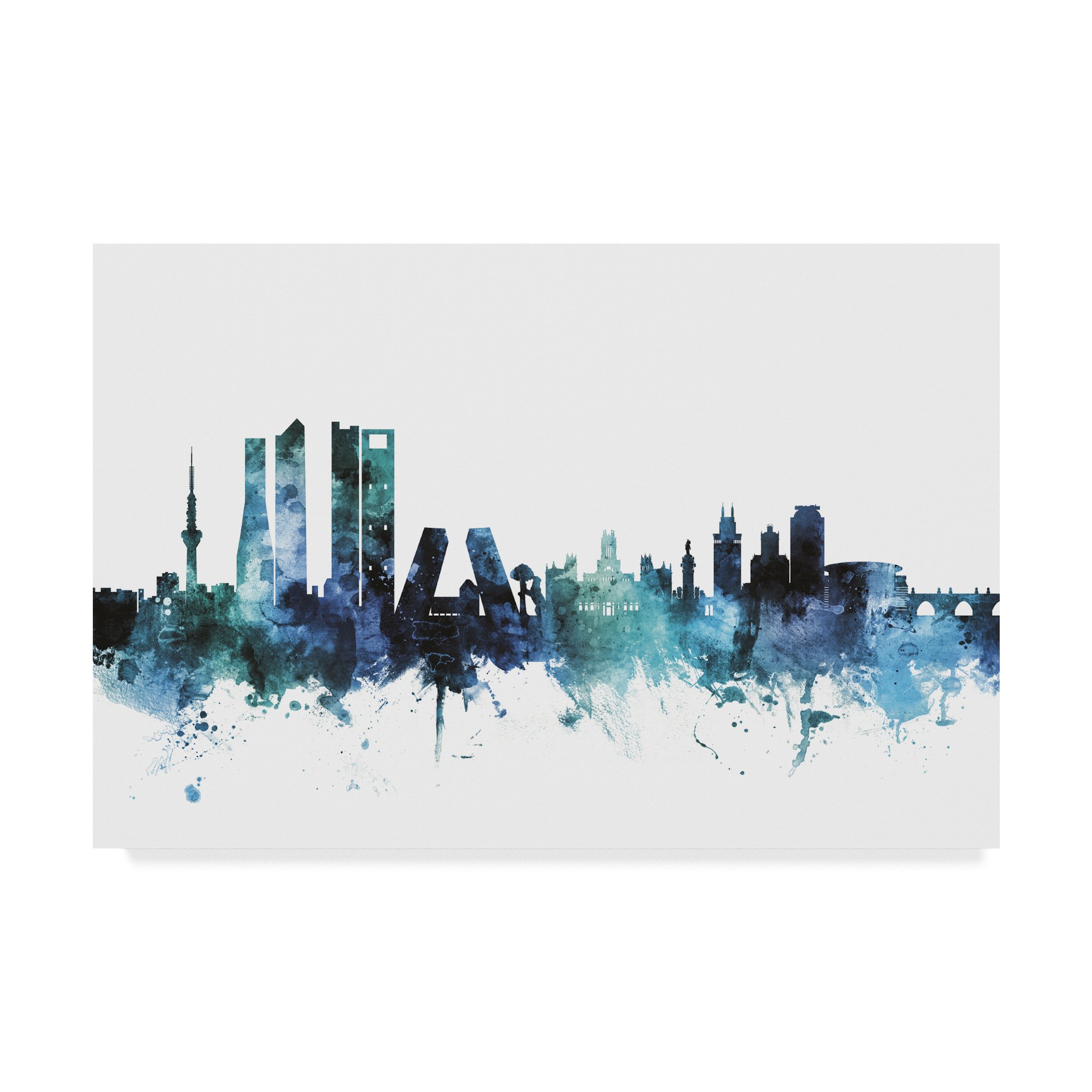 Trademark Fine Art Michael Tompsett Canvas Wall Art - Vibrant Multicolor Abstract Painting for Living Room, Bedroom & Office Decor
