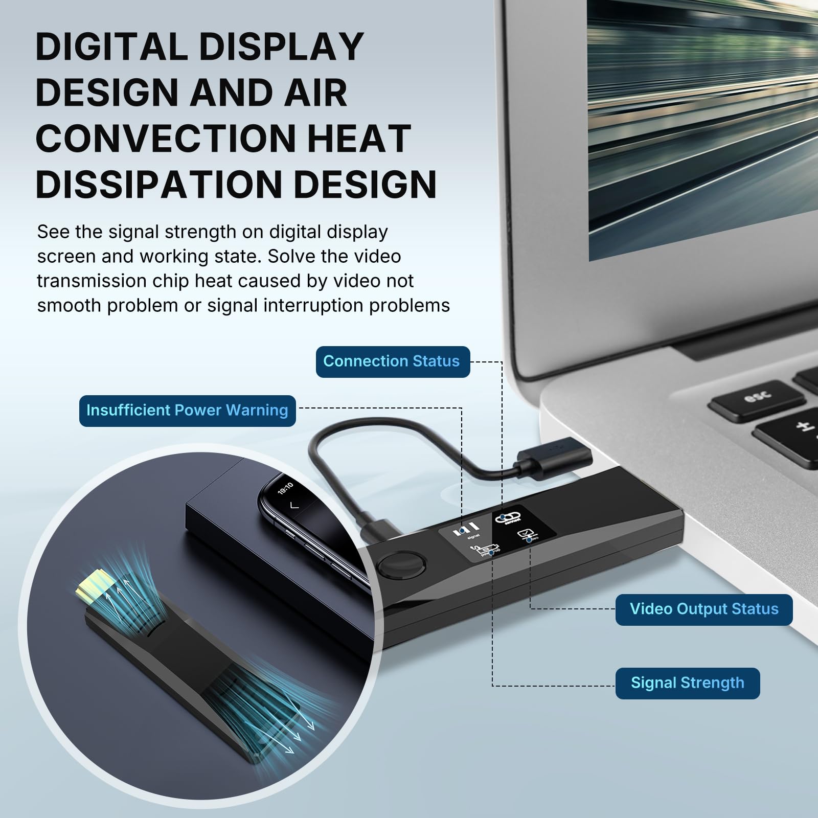 4K Wireless HDMI Transmitter & Receiver Kit - Long Range HDMI Extender for TV, Projector, Monitor | Wireless Video & Audio Streaming for Home Theater, Gaming, Presentations | No Bluetooth Needed | Perfect for Conference Rooms, Living Rooms & Gaming Setups