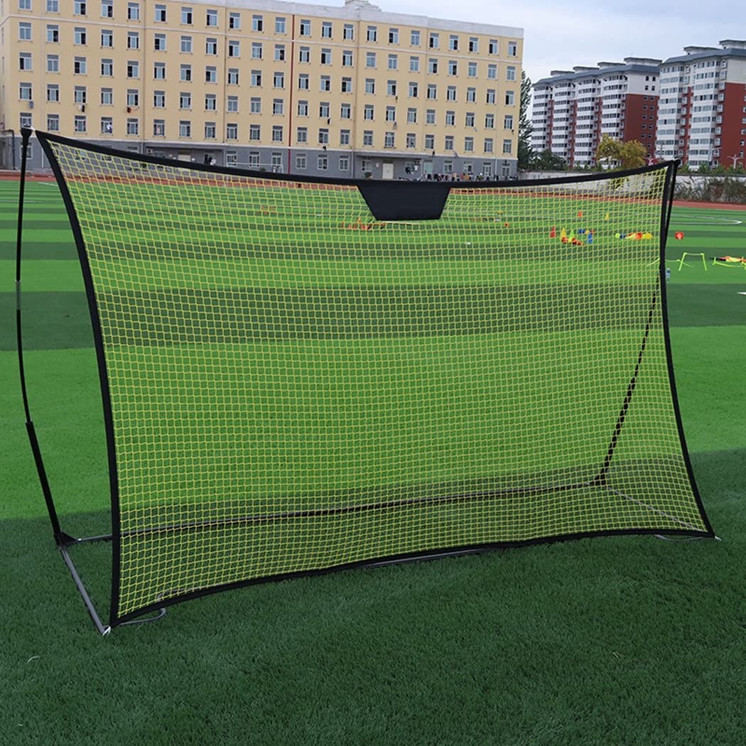 Baseball Pitchback Net - Portable Football & Baseball Rebounder Trainer for Throwing, Catching & Reaction Drills | Perfect for Backyard Practice, Training Sessions & Solo Drills