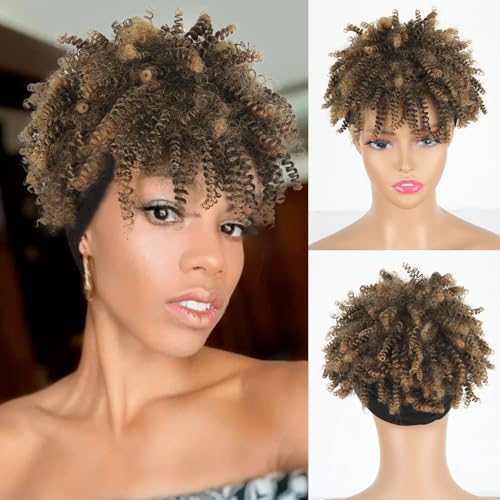 Black turban/Brown#