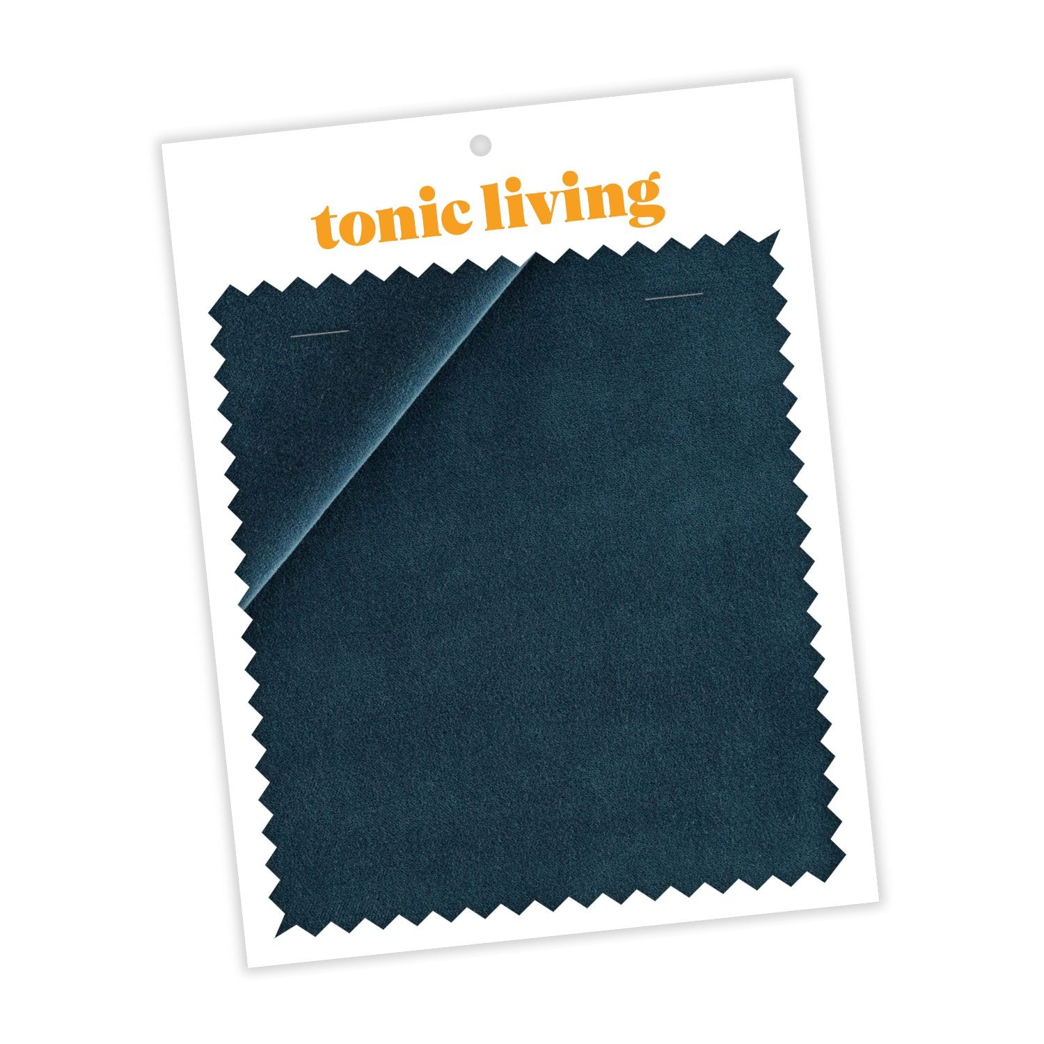 Mason Velvet Fabric Swatch - Lakeland Blue | Premium Velvet Upholstery Material for Sofas, Chairs & Home Decor | Free Shipping Available