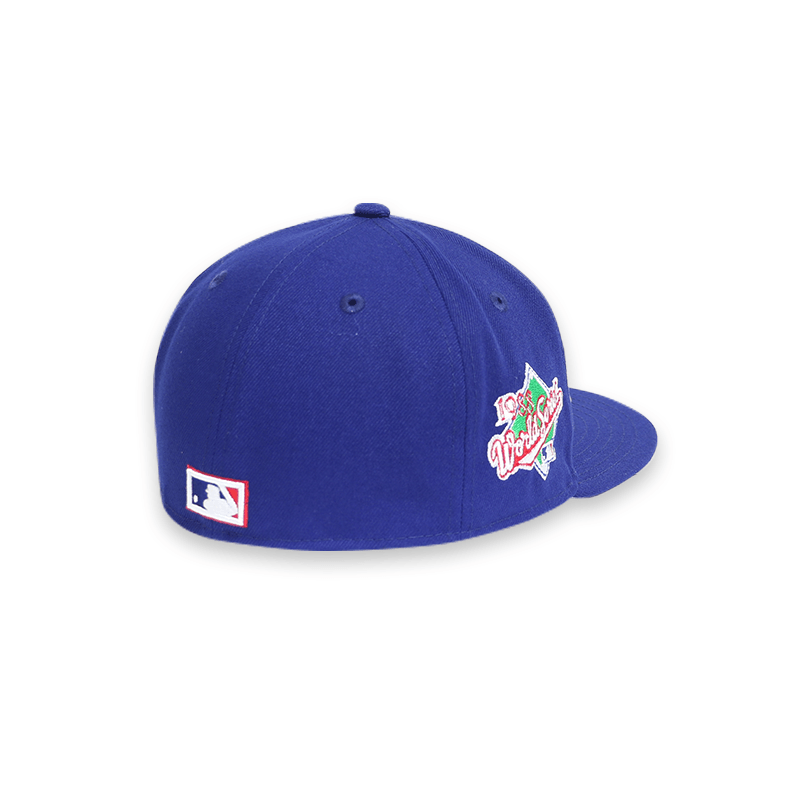 Los Angeles Dodgers 1988 World Series Blue 59FIFTY Fitted Baseball Cap for Men - Perfect for Game Day, Sports Events & Fan Collections