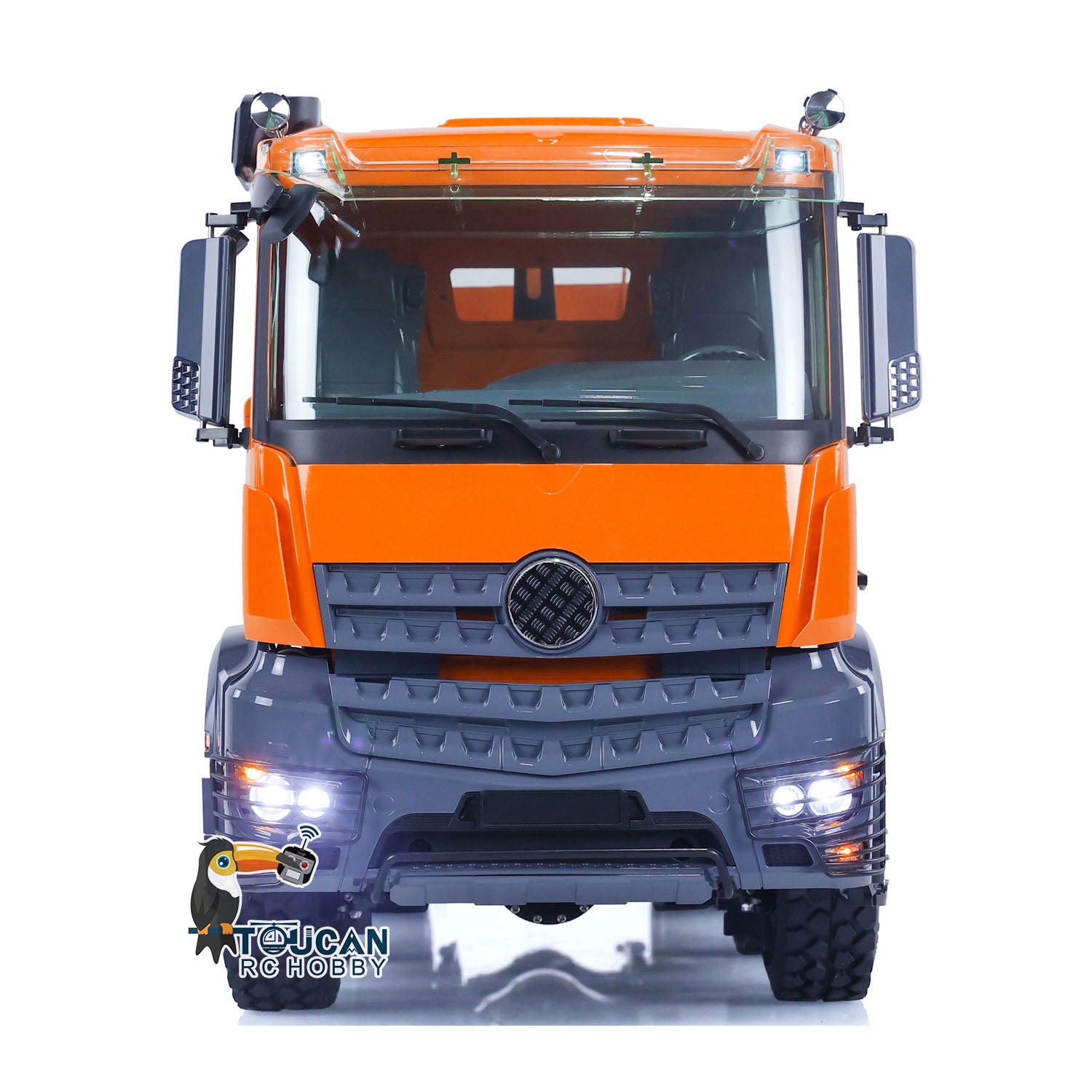 LESU 1/14 Scale 8x8 Hydraulic RC Dumper Truck with Tipper Model, 1/2 Transfer Case, LED Lights, 3T Sound, ESC & Servo Motor - Remote Control Construction Vehicle for Adults & Kids, Perfect for Off-Road Play, Construction Site Simulation & RC Hobby Enthusiasts