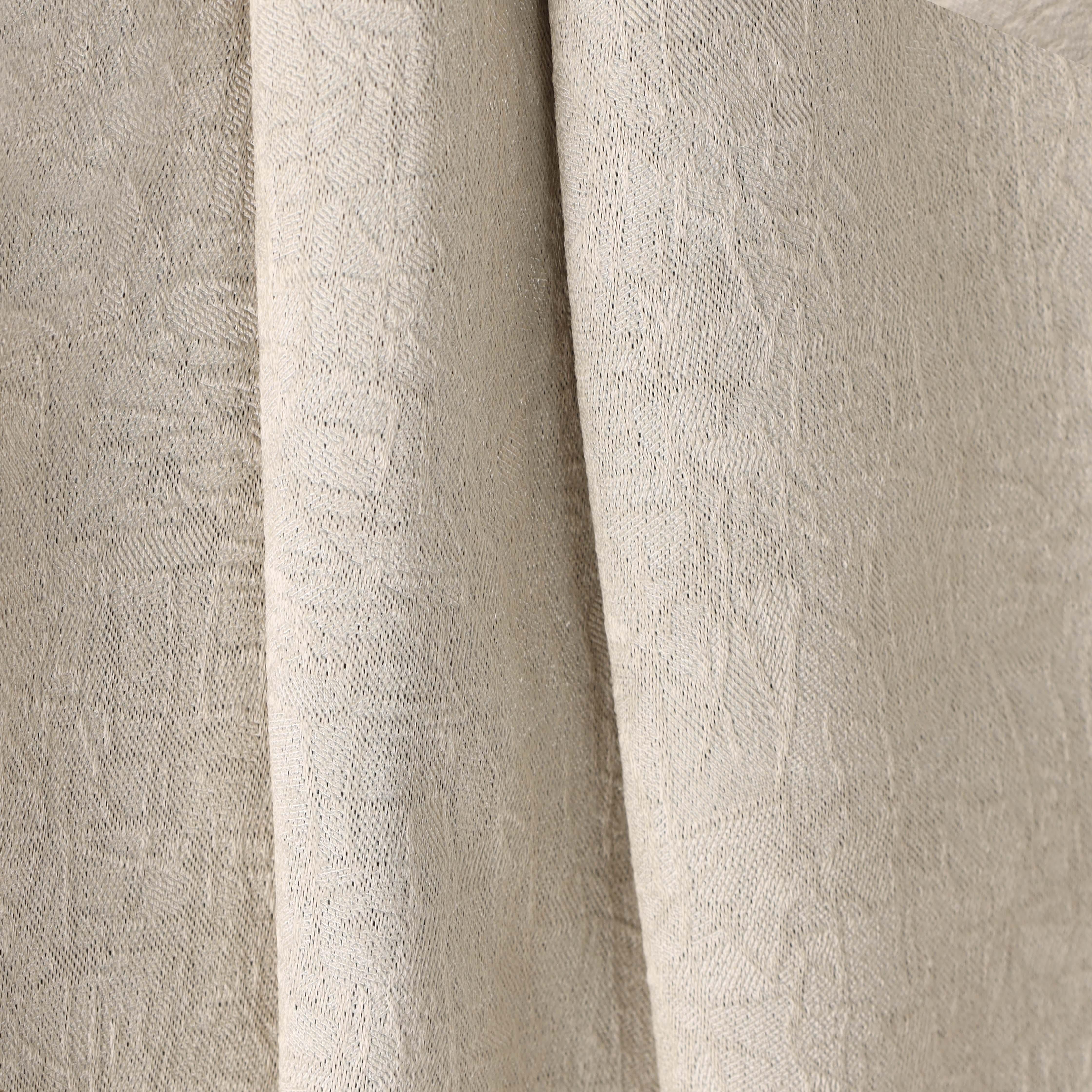 Blackout Thermal Insulated Grommet Curtain Panels Set - Solid Textured Fabric for Bedroom & Living Room - Noise Reducing & Light Blocking for Better Sleep & Privacy