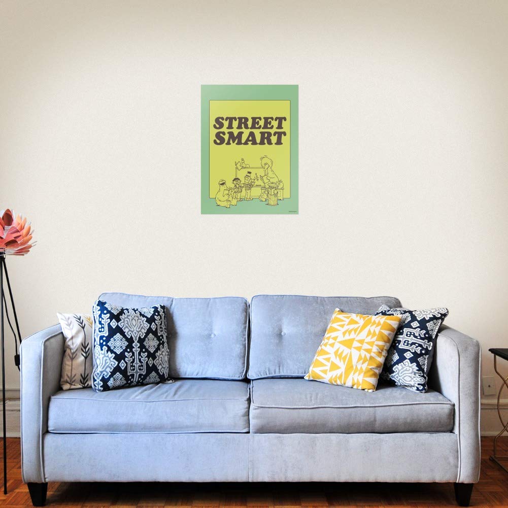 Sesame Street Themed Smart Home & Office Sign - Custom Graphics & More - Perfect for Kids' Rooms, Playrooms, and Workspaces